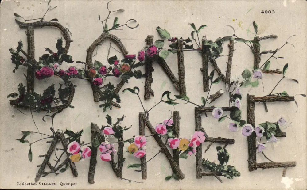 Gutes Neues Jahr — Sammlung VILLARD Quimper — n° 4003 - Vorderseite