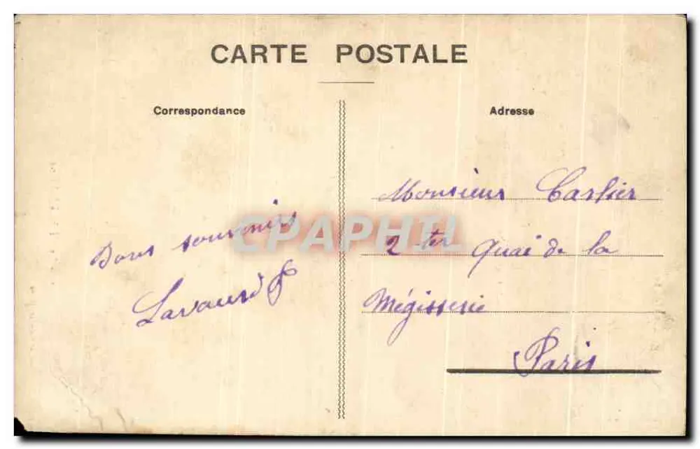 La Pêche à la Ligne — Brive — Phototypie Bessot et Guionie - Verso