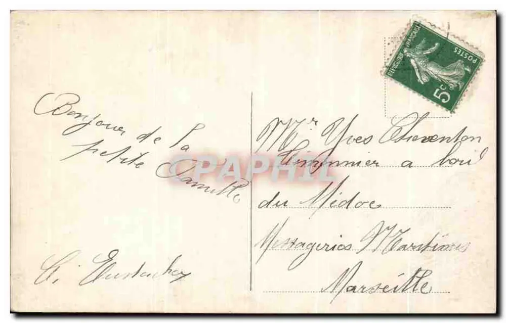 Junge Frau in besticktem Kleid — Porträt — Serie 2128, Verlag S. B. - Rückseite