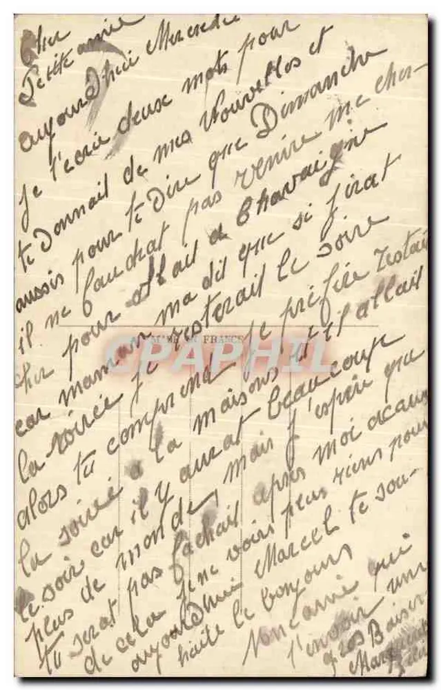 Liebespaar — Landschaftsszene — Verlag S. C. 3435 - Rückseite