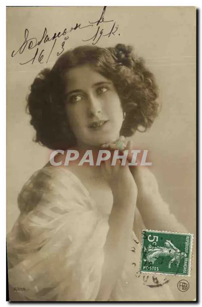 Junge Frau — Portrait — unbekannter Verleger, Nr. 6309 - Vorderseite
