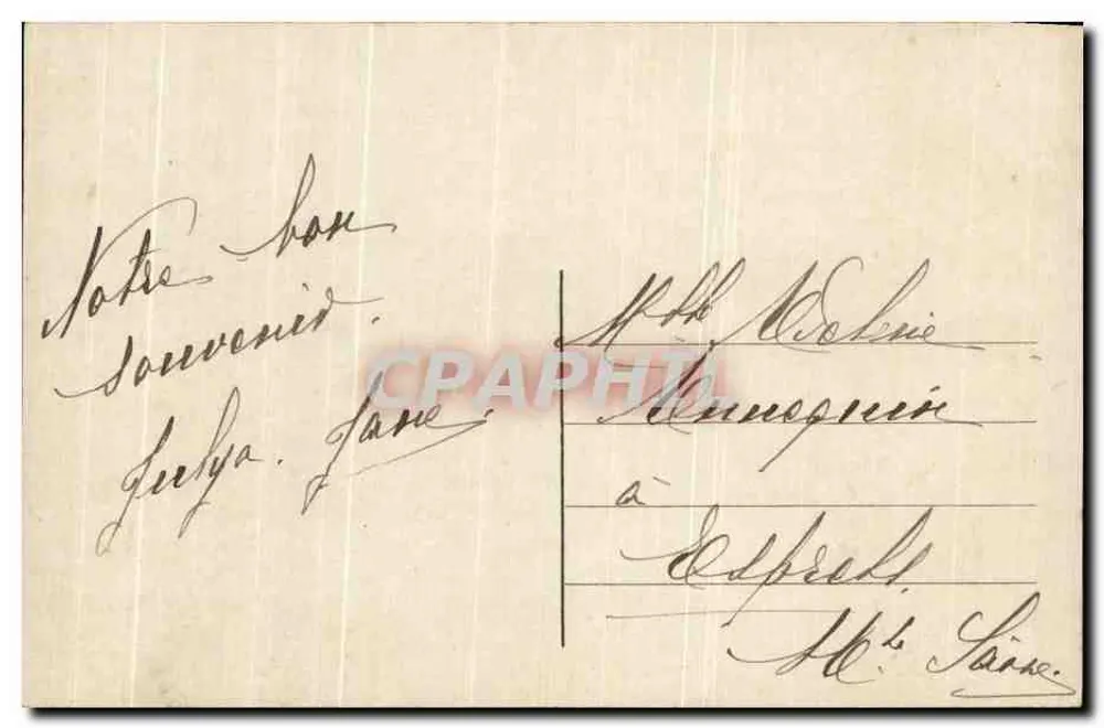 Junge Frau — Portrait — unbekannter Verleger, Nr. 6309 - Rückseite