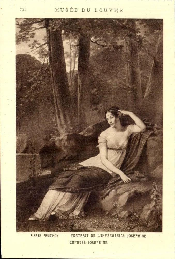 Porträt der Kaiserin Joséphine — Musée du Louvre — Pierre Prud'hon — n°751 - Vorderseite