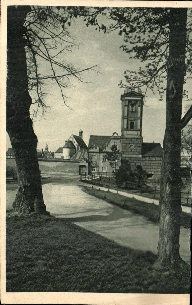 Augsburg — Tour d'eau du portail de Jacob — éditeur : Augsburg, série 8 - Vorderseite