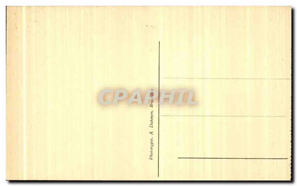 Bruselas — Ayuntamiento — Editor GIBERT, n°5 - Reverso