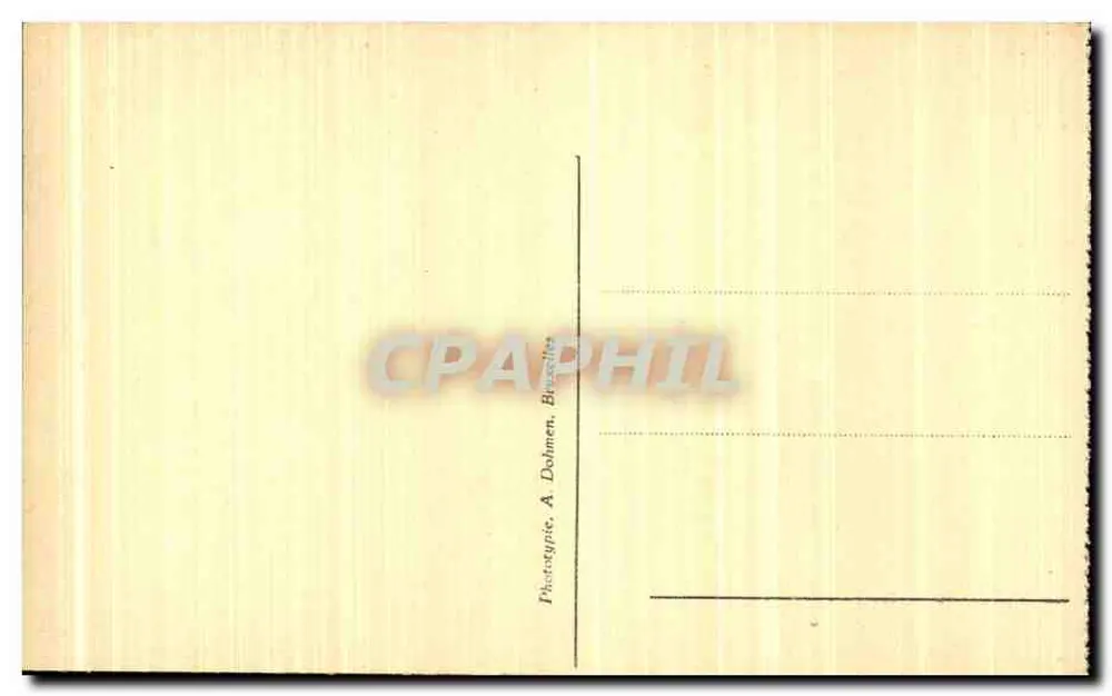 Königliches Theater der Münze — Brüssel — Verlag HIBERT, Nr. 77 - Rückseite