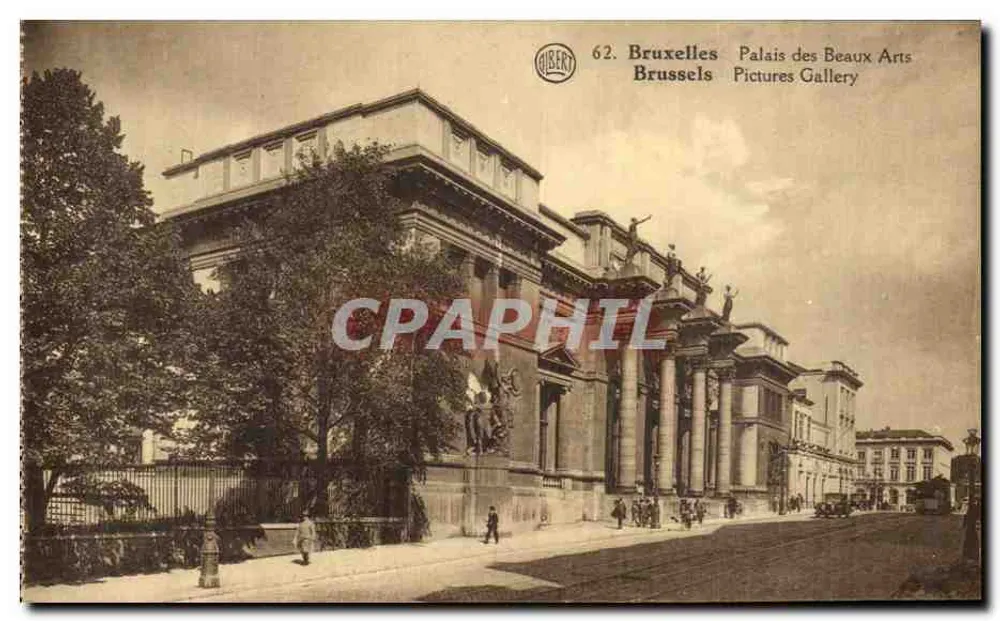 Bruxelas - Palácio dos Belos-Artes — Gibert, n°62 - Frente