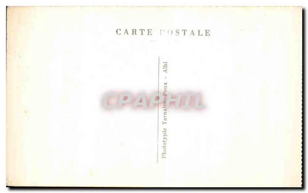 Cordes - Schlossmühle der Tour (14. Jahrhundert) — Le Tarn Illustre, Verlag Phototypie Tarnaise-Poux, Albi, Nr. 2087 - Rückseite