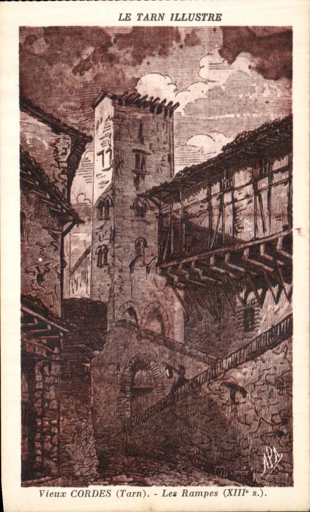 Vieux Cordes (Tarn) — Die Rampes (13. Jh.) — LE TARN ILLUSTRÉ - Vorderseite