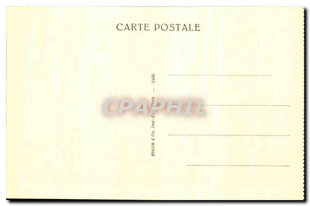 Escultura de Auguste Rodin — Éve — editor BRAUN & Cie, Paris, n° 3186 - Verso