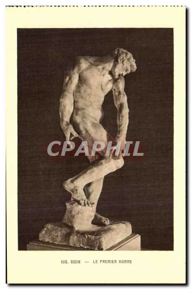 Auguste Rodin — De Eerste Man — Braun & Cie, Parijs - Voorkant