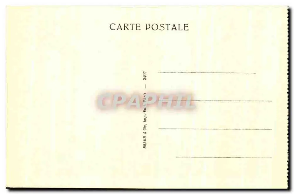 Auguste Rodin — De Eerste Man — Braun & Cie, Parijs - Achterkant