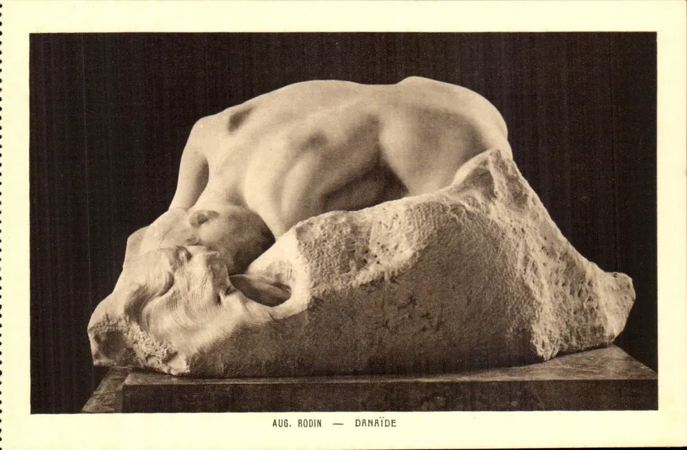 Danaíde — Escultura de Auguste Rodin — Edição Braun & Co, Paris - Frente