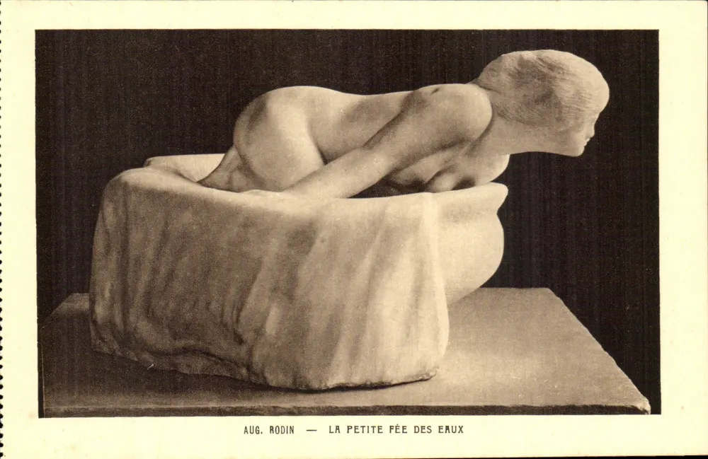 A Pequena Fada das Águas — Escultura de Auguste Rodin — Editada por Brauw & Cie, Paris - Frente