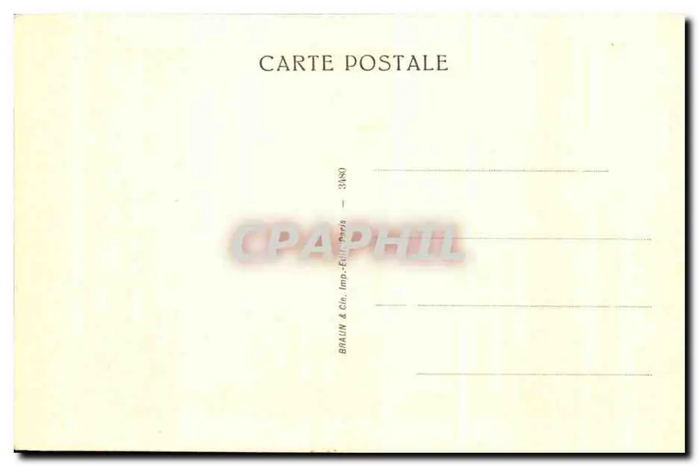 Orfeu e as Mênades — escultura de Auguste Rodin — editada por Braun & Cie, Paris - Verso