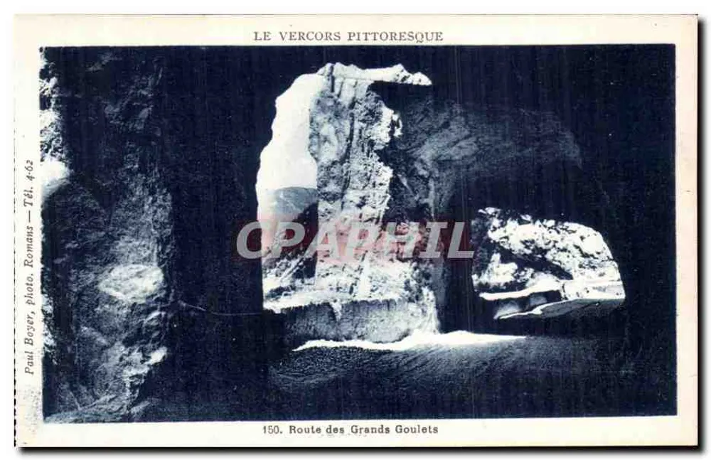 Der malerische Vercors — Route des Grands Goulets — Paul Boyer, Foto, Romans, n°150 - Vorderseite