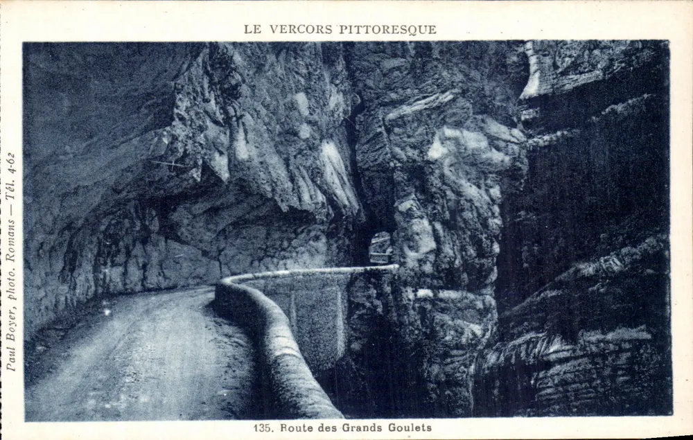 Pittoreskes Vercors — Route des Grands Goulets — Paul Boyer, Romans, n°135 - Vorderseite