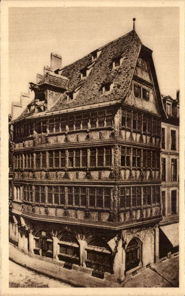 Casa Kammerzell — Estrasburgo — editor Félix Lub - Frente