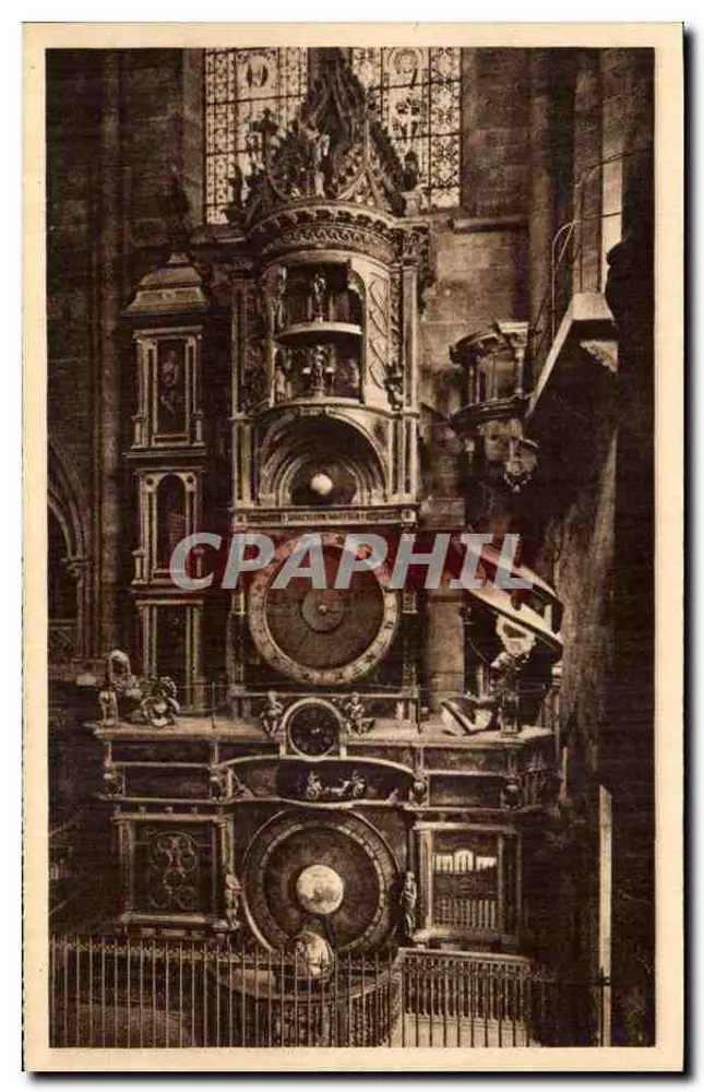 Straßburg — Astronomische Uhr der Kathedrale — Félix Lutb, Verlag Straßburg - Vorderseite