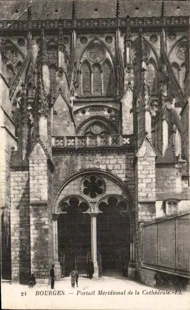 Bourges — Südtor der Kathedrale — I.L. - Vorderseite