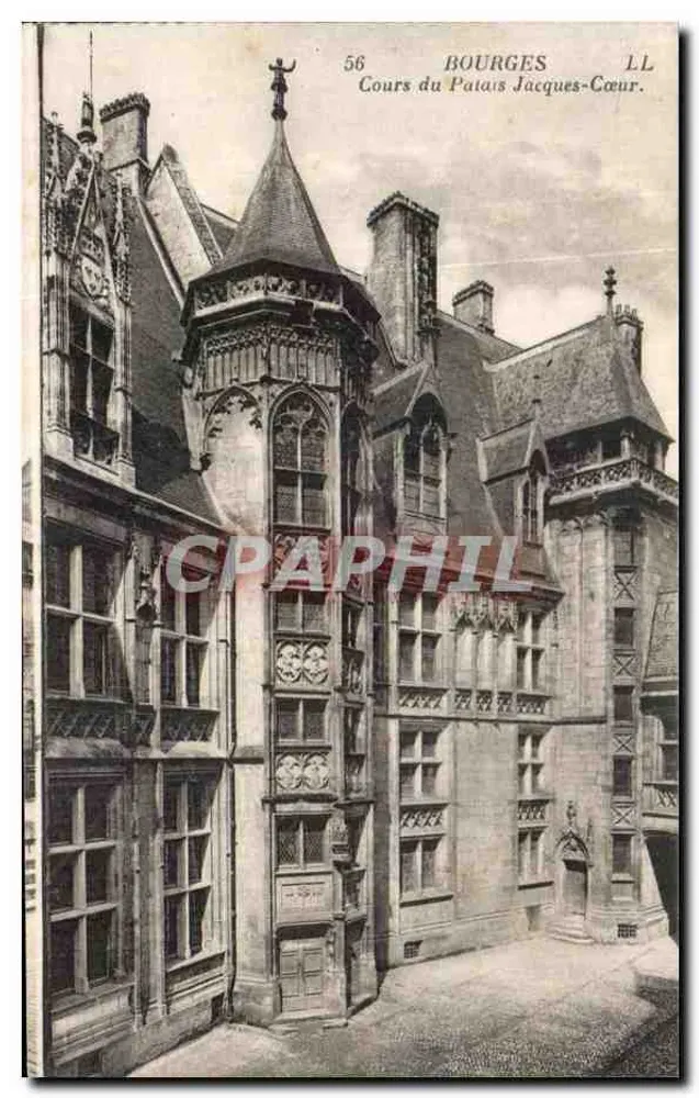 Bourges — Cours du Palais Jacques-Cœur — LL n°56 - Awers