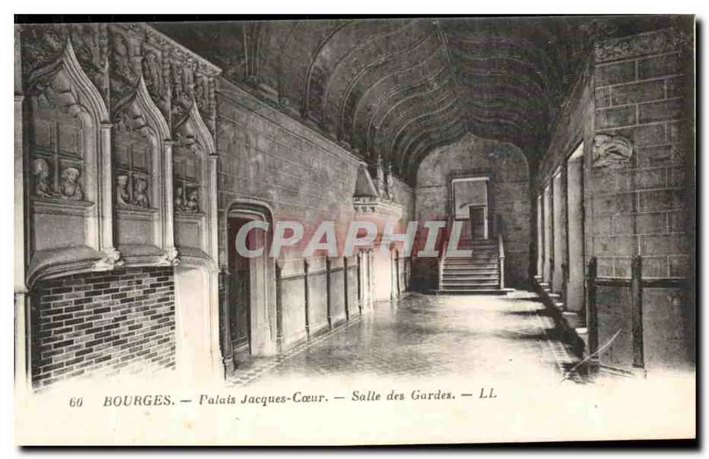 Bourges — Palast Jacques-Cœur — Wachzimmer — LL - Vorderseite