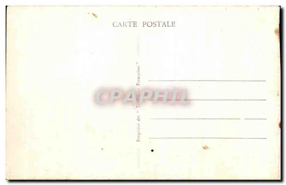 Pèlerinage du Calvaire de Pont-Château — Perspective du chemin menant au Golgotha — Éditeur : 'Traditions Françaises' - Rückseite