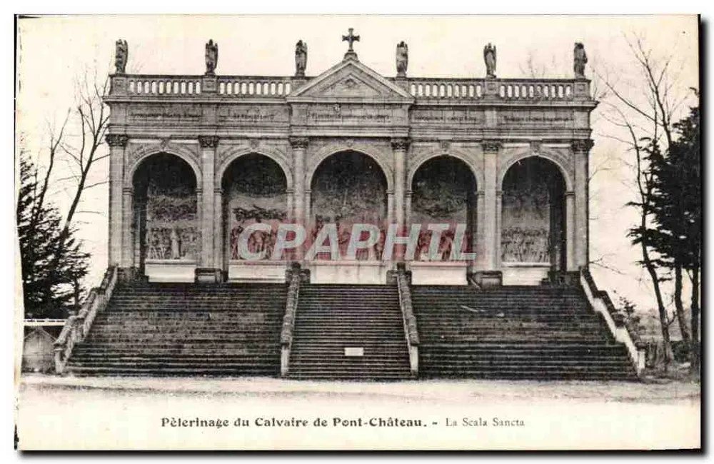 Pilgerreise zum Kalvarienberg von Pont-Château — Die Scala Sancta — Verlag von "Traditions Françaises" - Vorderseite