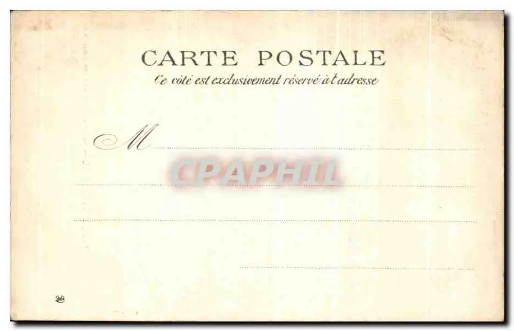 Mont Saint-Michel — Abstieg der Großen Stufen — L.H. Paris, Nr. 27 - Rückseite