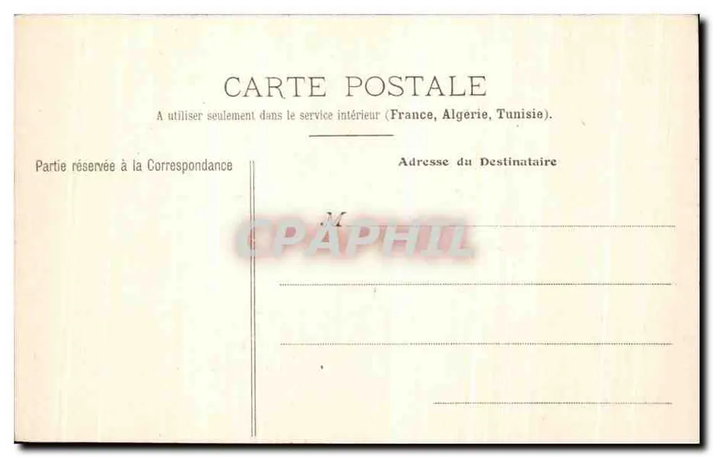Mont-Saint-Michel — O Charnier — Coleção H. L. M. n° 262 - Verso