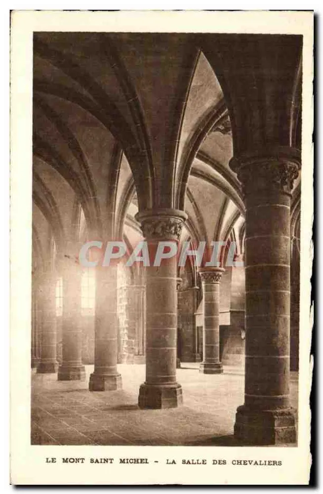 Mont Saint Michel - Die Halle der Ritter — Éditions L.B.P., Sannois - Vorderseite