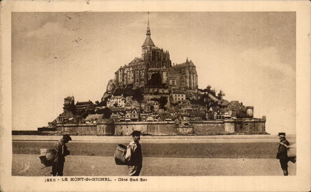 Mont Saint-Michel — Südostseite — Laurent-Nel, Regnats - Vorderseite