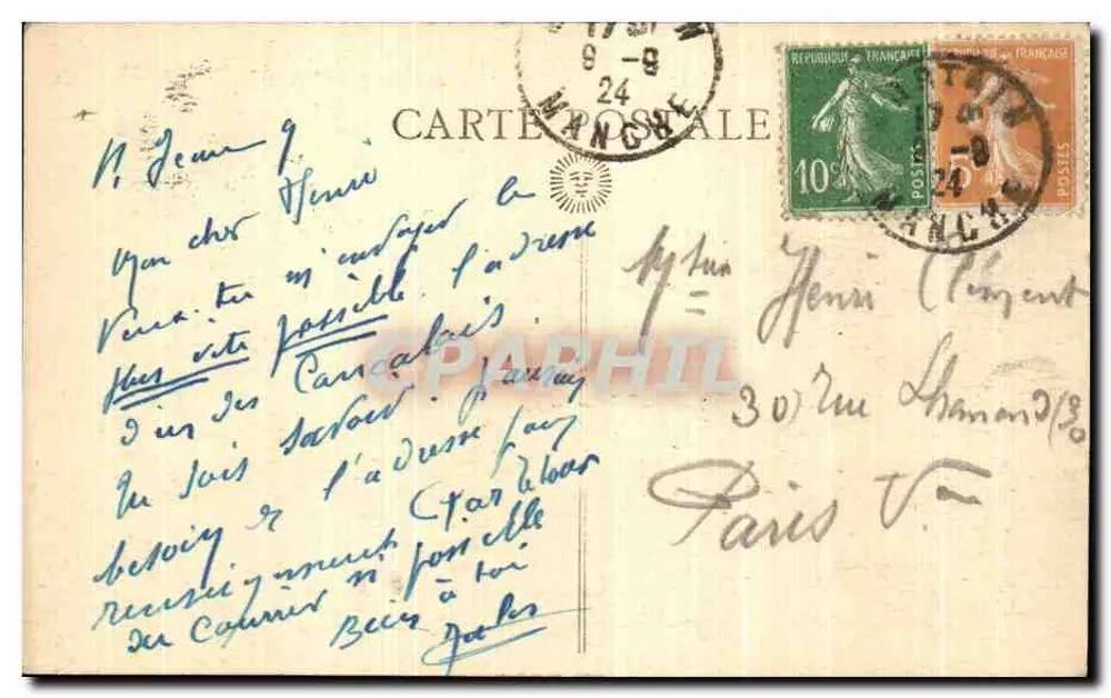 Mont St. Michel — Nord-Osten — Verlag unbekannt - Rückseite