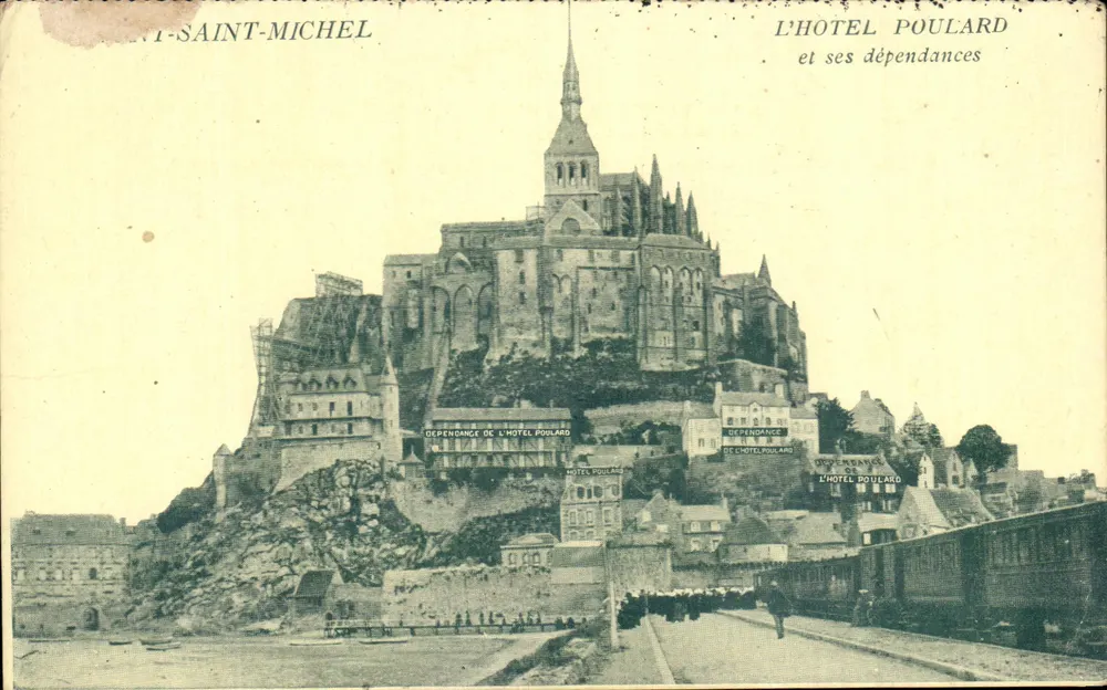 Mont-Saint-Michel — Das Hotel Poulard und seine Anlagen — Verlag nicht sichtbar - Vorderseite