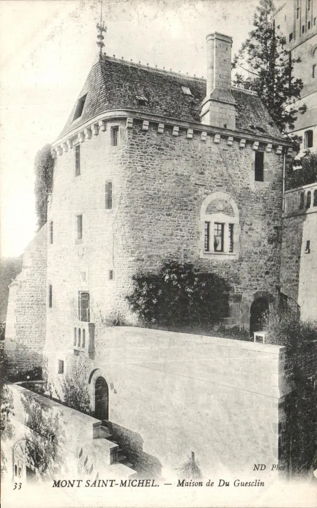 Mont Saint-Michel — Haus von Du Guesclin — ND Phot - Vorderseite