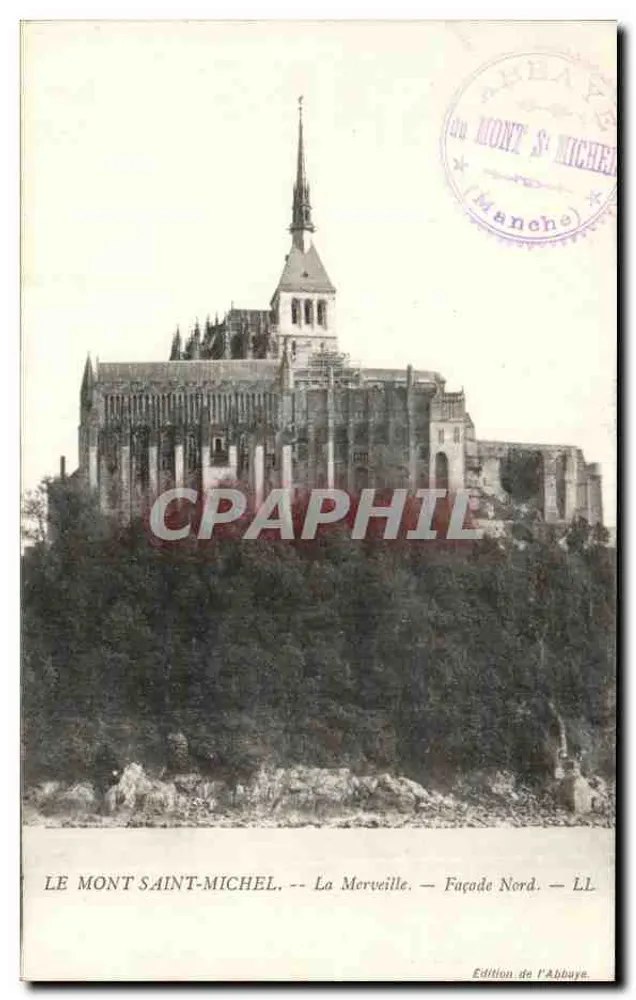 Mont Saint-Michel -- Die Wunder -- Nordfassade -- LL -- Edition der Abtei - Vorderseite
