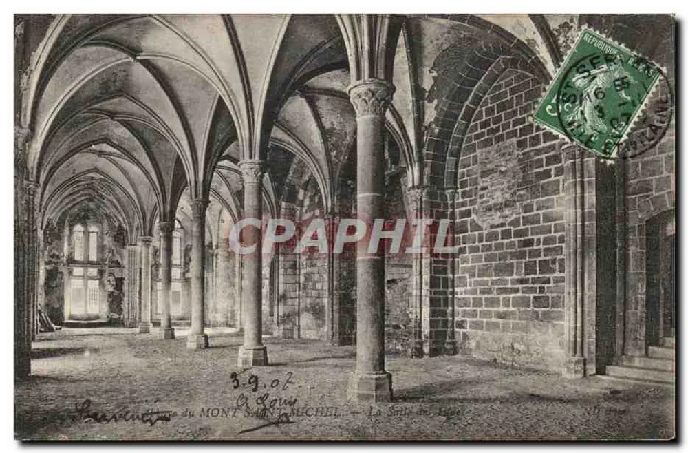 Mont Saint-Michel — Die Saal der Päpste — O. Larin - Vorderseite