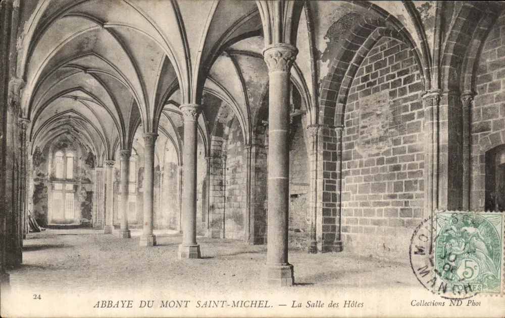 Abtei Mont Saint-Michel — Das Gastzimmer — ND Phot Sammlung - Vorderseite