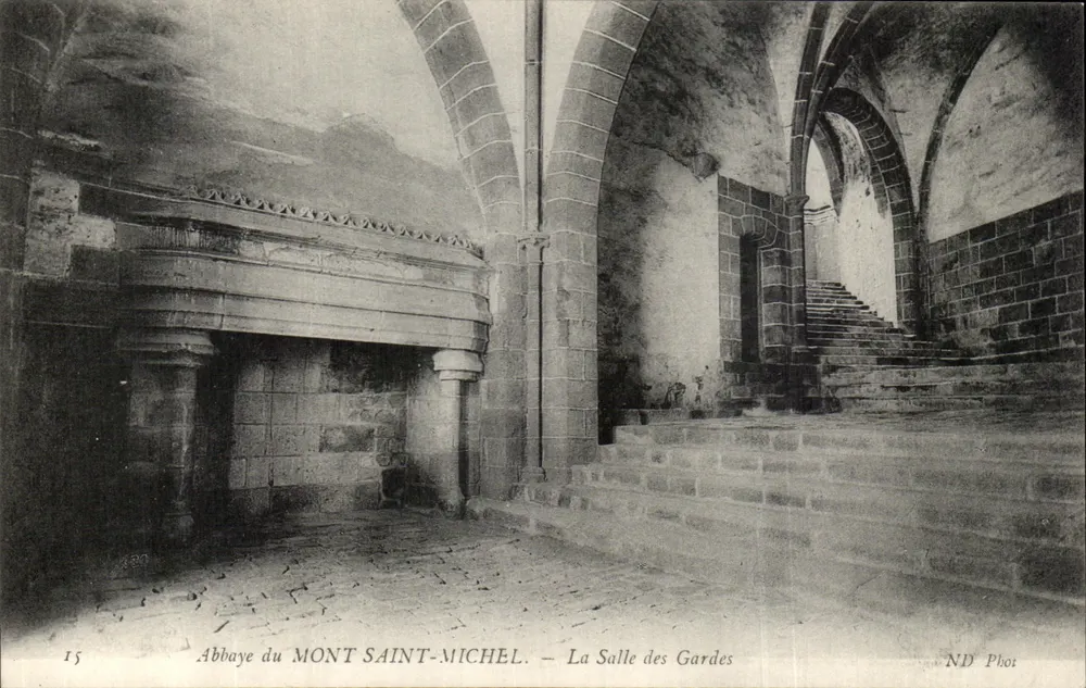 Abtei Mont Saint-Michel — Die Wachstube — ND Phot - Vorderseite