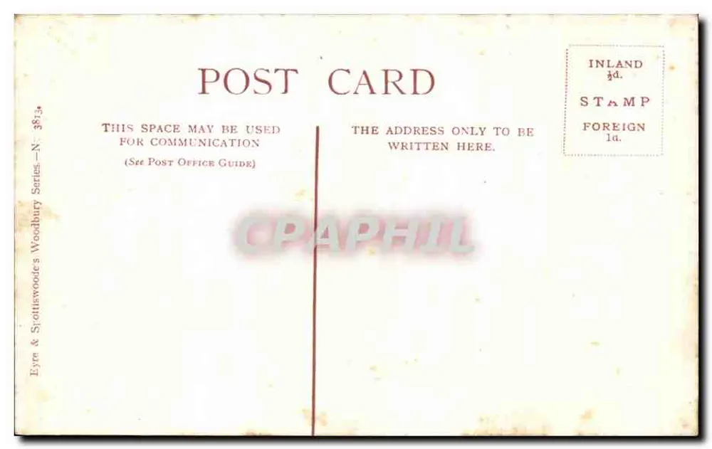 अरंडल कैसल पार्क से — फैनी डीन के चित्रण — श्रृंखला नंबर 38.34, आयर एंड स्कॉट्टवुड्स वुडबरी - पीछे