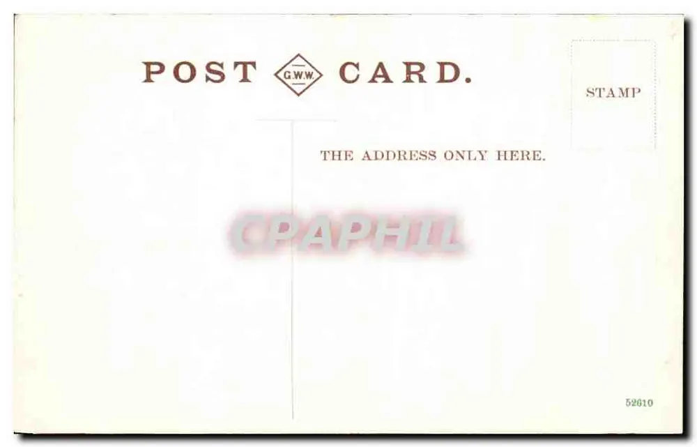 The Falls of Muick — cascata in una foresta — G.W.W. n° 52610 - Verso
