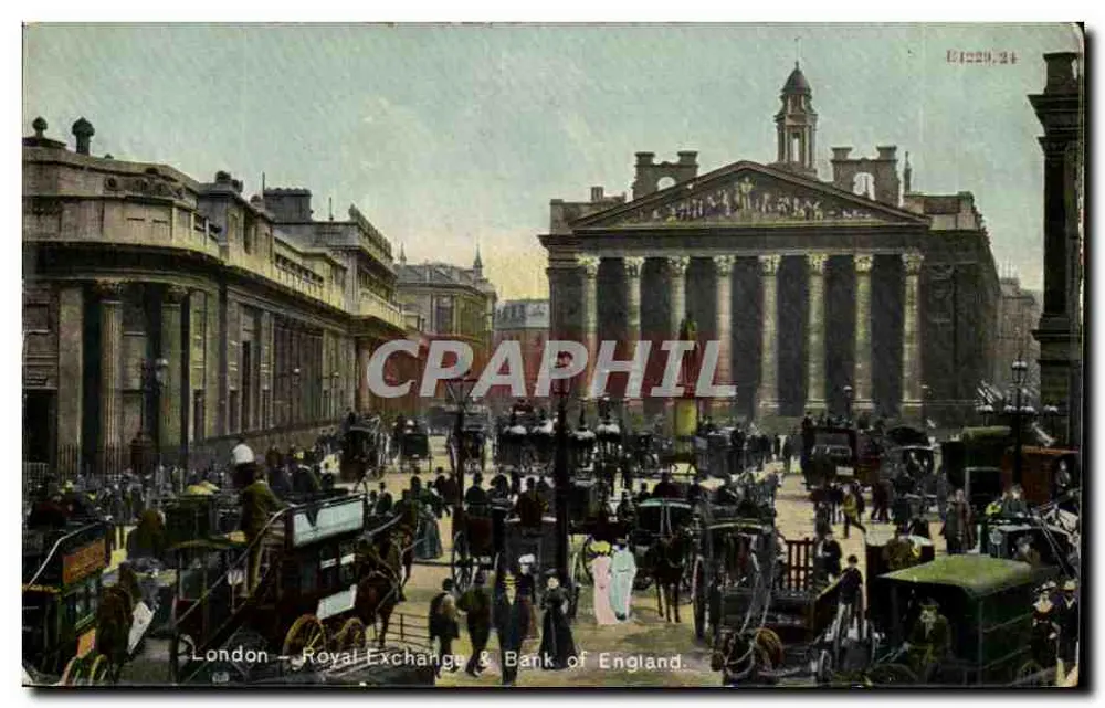 London — Royal Exchange & Bank of England - Vorderseite