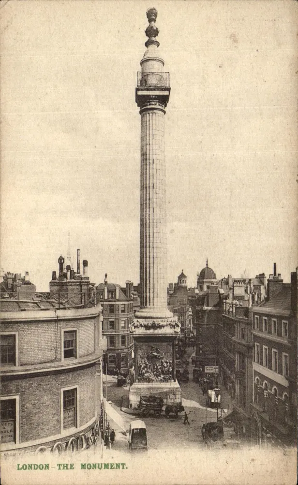 LONDON — THE MONUMENT — The London Stereoscopic Company - Frente