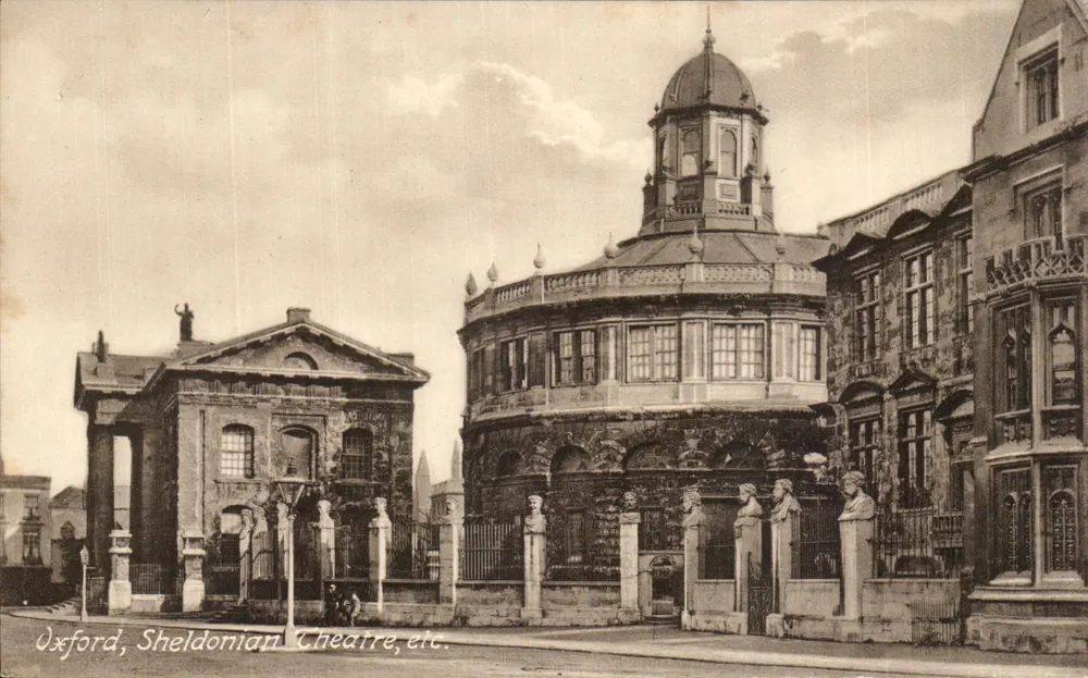 Oxford, Teatro Sheldonian, etc. — F. Frith & Co. Ltd. — No. 20008 - Frente