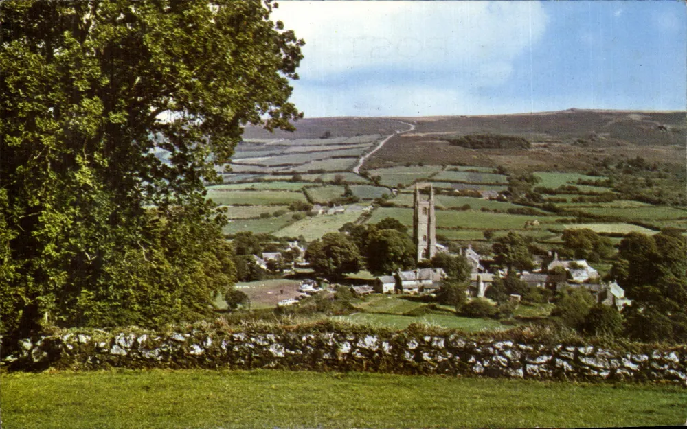 Widecombe-in-the-Moor — vue panoramique — éditeur PT1352 - Frente