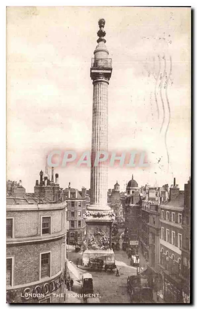 Londres - O Monumento — editor L'Enco, número de série não visível - Frente
