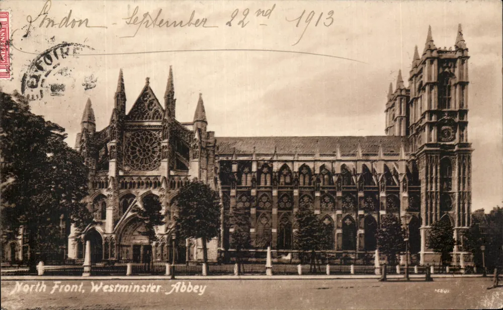 Abadia de Westminster — Frente Norte — editor CRETTOIRE, n° 78801 - Frente