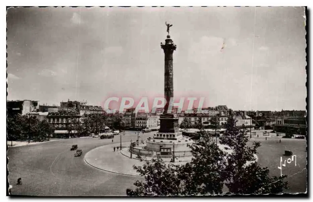 Place de la Bastille — Colonne de Juillet — Éditions d'Art - Vorderseite