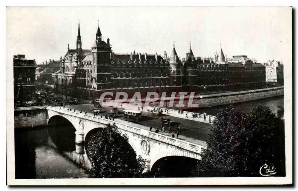 Die Brücke des Wechsels und die Conciergerie — Paris — Verlag Cat - Vorderseite