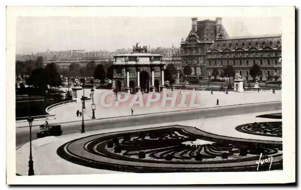 Platz du Carrousel — Triumphbogen du Carrousel — Éditions d'Art Martel - Vorderseite